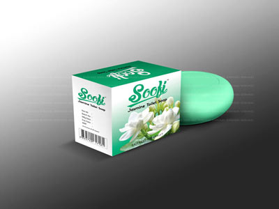 jasmine soap pack design